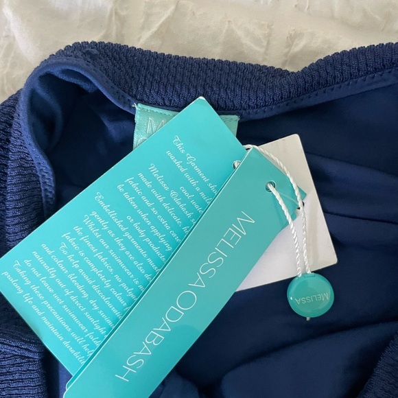 Melissa Odabash Hampton navy ridges high waist bikini bottom - Picture 7 of 13